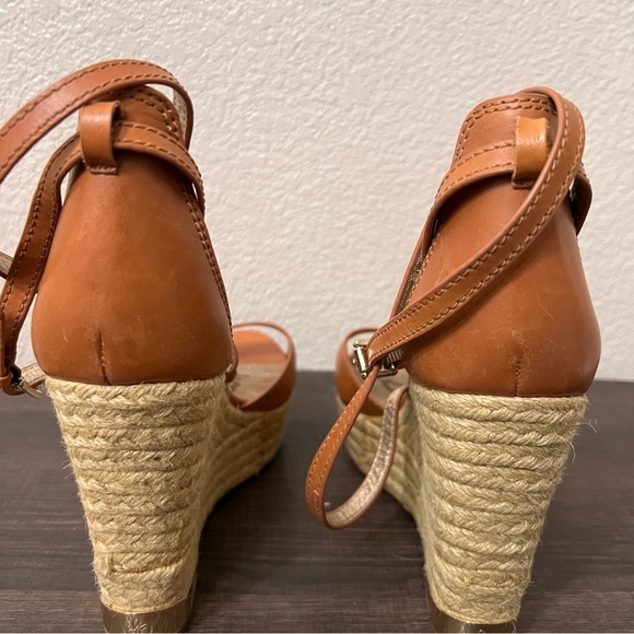 Sam Edelman Turner leather wedge espadrilles size 10 - Picture 13 of 15